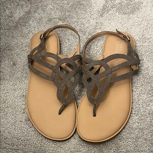 Women's Gray Sandals NWOT
